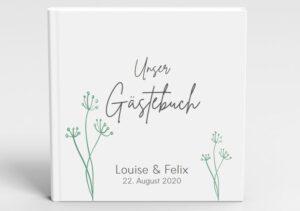 MyLouise Hochzeitsshop Personalisiertes Gästebuch zur Hochzeit