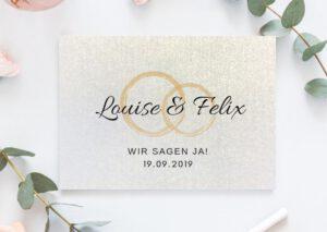 MyLouise Hochzeitsshop Personalisierte Save the Date Postkarten zur Hochzeit