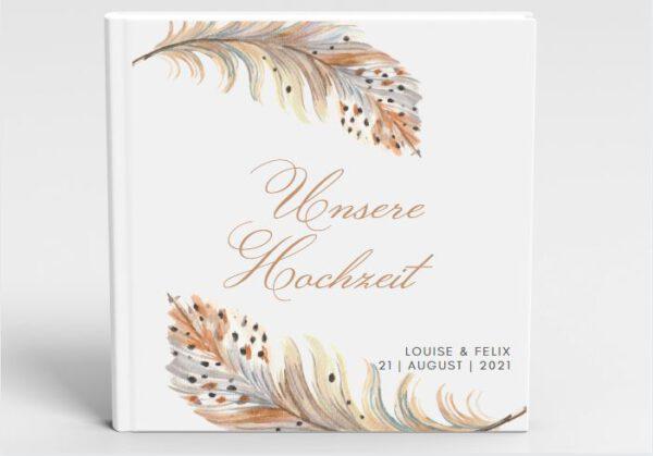 MyLouise Hochzeitsshop Personalisiertes Gästebuch zur Hochzeit