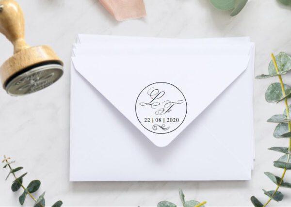 www.mylouise-hochzeitsshop.de Personalisierter Hochzeitsstempel Stempel zur Hochzeit
