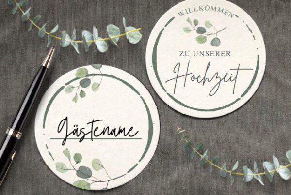 www.mylouise-hochzeitsshop.de Bierdeckel Hochzeit