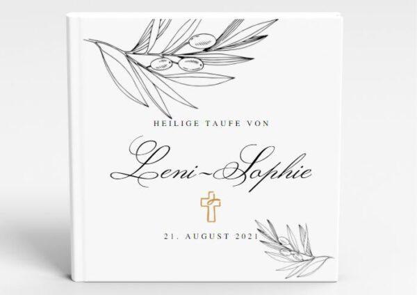 www.mylouise-hochzeitsshop.de Taufbuch Gästebuch Taufe personalisiert