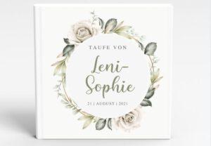 www.mylouise-hochzeitsshop.de Taufbuch Gästebuch Taufe personalisiert