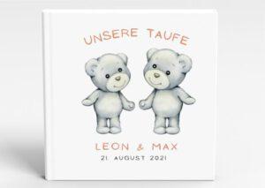 www.mylouise-hochzeitsshop.de Taufbuch Gästebuch Taufe personalisiert