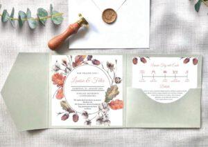 www.mylouise-hochzeitsshop.de Pocketfold Einladung Hochzeit Pocketfold Umschlag