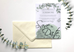 www.mylouise-hochzeitsshop.de Save the Date Karte Transparentpapier Save the date Hochzeit