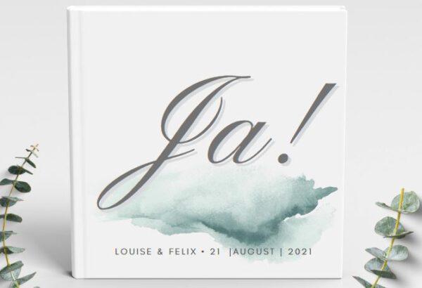 www.mylouise-hochzeitsshop.de Gästebuch zur Hochzeit blanko Gästebuch