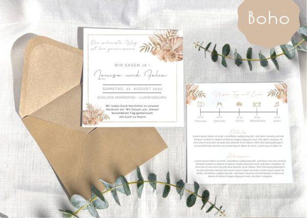 www.mylouise-hochzeitsshop.de Pocketfold Einladung Hochzeit Pocketfold Umschlag